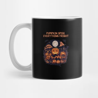 Spooky Halloween Pumpkins Mug